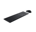Kit de Teclado y Mouse Dell KM5221W, Inalámbrico, USB, Negro (Español)