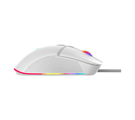 Mouse Gamer Ocelot Gaming Óptico White Pearl, Alámbrico, USB, 7200DPI, Blanco