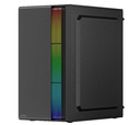 Gabinete Acteck Fusion II GI440 con Ventana, Micro Tower, ATX/ITX/Micro ATX/Mini-ITX, USB 2.0/3.0, con Fuente de 500W, sin ventiladores instalados, Negro