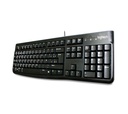 Teclado Logitech K120, USB, Alámbrico, Negro (español)