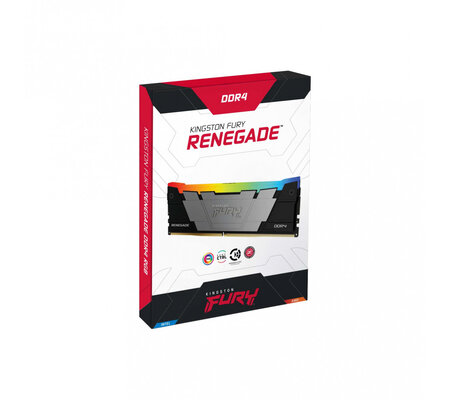 Memoria RAM Kingston FURY Renegade RGB DDR4, 3200MHz, 16GB, Non-ECC, CL16, XMP