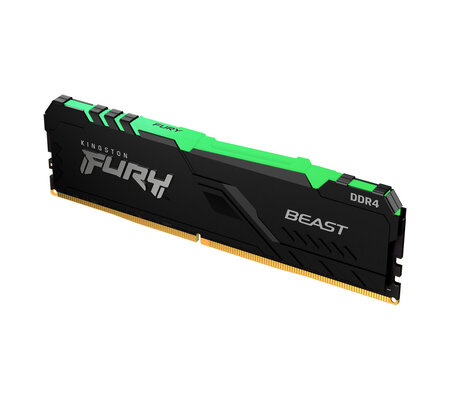 Memoria RAM Kingston Fury Beast DDR4, 3733MHz, 8GB, Non-ECC, CL19