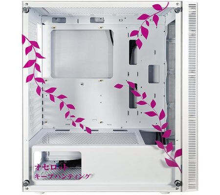 Gabinete Gamer Ocelot OC-DEMON HANAMI - Media Torre - ATX/Micro ATX/E-ATX/ITX - 3 Ventiladores - Panel Lateral