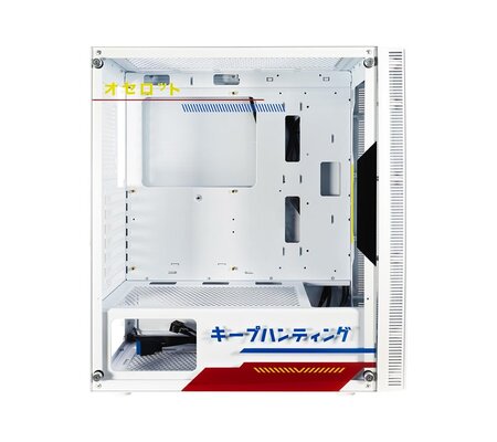 Gabinete Gamer Ocelot OC-MEKA 4.0 - Media Torre - ATX/Micro ATX/E-ATX/ITX - 3 Ventiladores - Panel Lateral
