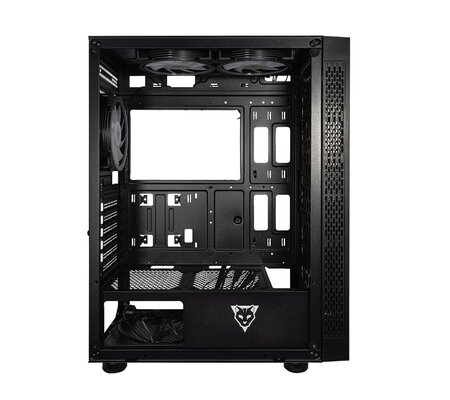 Gabinete Gamer Ocelot PORTAL-M4 - ATX/Micro ATX/Mini-ITX - 3 Ventiladores - Panel Lateral