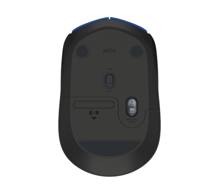 Mouse Logitech M170 Blue-K Optico Inalámbrico Mini Receptor USB Pc/Mac/Chrome.