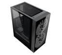 Gabinete Balam Rush Kraken con Ventana LED, Midi-Tower, ATX/Micro ATX/Mini ITX, USB 3.0, sin Fuente, Negro