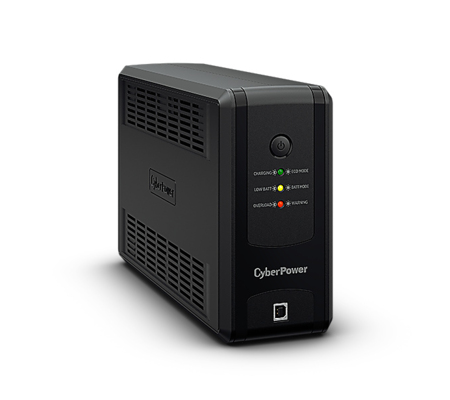 No Break Cyberpower (Ut1000Gu) 1000VA/500W, Interactivo, IndicAñores Led, 8 Nema 5-15R 4 Respaldo/4 Supresion y Regulacion, Torre, Puerto USB, Green Power, 2 Años en Equipo, 1 Año en Bateria.