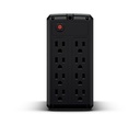 No Break Cyberpower (Ut1000Gu) 1000VA/500W, Interactivo, IndicAñores Led, 8 Nema 5-15R 4 Respaldo/4 Supresion y Regulacion, Torre, Puerto USB, Green Power, 2 Años en Equipo, 1 Año en Bateria.