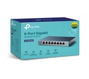 Switch/TP-Link/Tl-Sg108 |8 Puertos RJ45 Gigabit/No Administrable/Carcasa Metalica/para Escritorio/Las Especificaciones Pueden VAriar Segun Version
