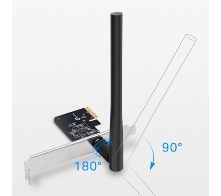 Tarjeta de Red/TP-Link/Archer T2E/PCI E x press/Inalambrica/Doble Banda/AC 600 |