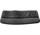 Teclado Logitech Wave Kyes Grafito Inalámbrico Ergonomico Easy-Switch Bluetooth Logi Bolt