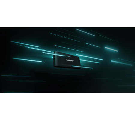 Unidad SSD E x terno Kingston 2TB (S x s1000/2000G) Xs1000, USB 3.2 Tipo C, negro