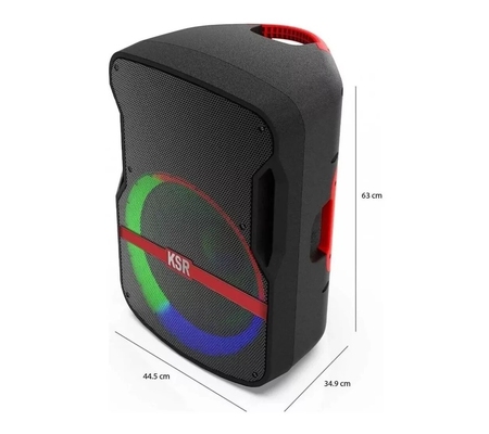 Bafle Kaiser MSA-7515MX - 15" - Bluetooth - USB - Micro SD - 3.5mm - 6.3mm