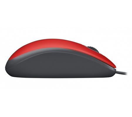 Mouse Logitech Óptico M110 Silent, Alámbrico, USB, 1000DPI, Rojo