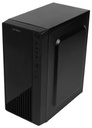 Gabinete Compacto Mini Torre Kioto Gc220 Ma x  Mb M-At x  Fuente At x  500W Panel Izq Acrilico + Frente Solido con Ranuras 2Xusb 2.0 Advanced Series negro
