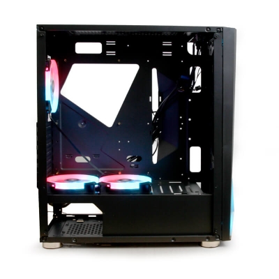 Gabinete Yeyian Armageddon 2200 MOD con Ventana RGB, Full-Tower, ATX, USB 3.0, sin Fuente, 3 Ventiladores RGB Instalados, Negro