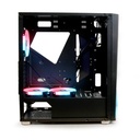 Gabinete Yeyian Armageddon 2200 MOD con Ventana RGB, Full-Tower, ATX, USB 3.0, sin Fuente, 3 Ventiladores RGB Instalados, Negro