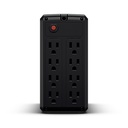 No Break CyberPower UT550GU Línea Interactiva, 275W, 550VA, Entrada 86 - 148V, Salida 110 - 130V, 8 Contactos