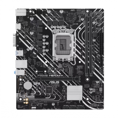 Tarjeta Madre ASUS Micro-ATX PRIME H610M-K, S-1700, Intel H610, HDMI, 96GB DDR5 para Intel ― Requiere Actualización de BIOS para Procesadores Intel 13va. Generación