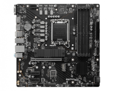 
TARJETA MADRE MSI MICRO-ATX PRO B760M-P DDR4, S-1700, INTEL B760, HDMI, 128GB DDR4 PARA INTEL