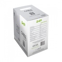 Bobina de Cable UTP Cat5E GHIA Cca gris 100M 24 AWG 328Ft Certificación Ce/Rohs