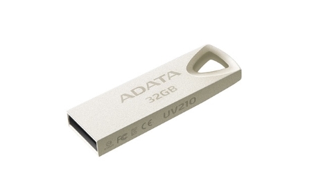 Memoria Flash Adata Uv210 32GB USB 2.0 Metalica (Auv210-32G-Rgd)