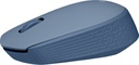Mouse Logitech M170 Blue Grey Optico Inalámbrico Mini Receptor USB Pc/Mac/Chrome