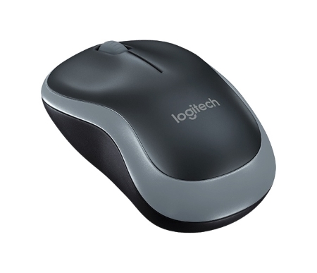 Mouse Logitech M185 Dark Grey Optico Inalámbrico Mini Receptor USB Pc/Mac/Chrome