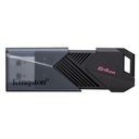 Memoria USB Kingston DataTraveler Exodia Onyx, 64GB, USB 3.2, Negro