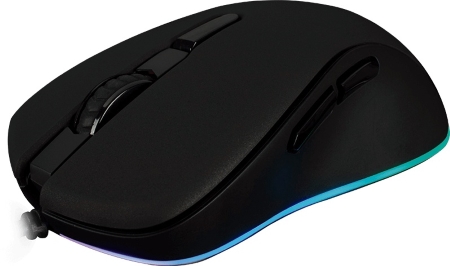 Mouse Gamer 8200 DPi RGB Theron Gm750 USB 6 Niveles 5 Botones negro