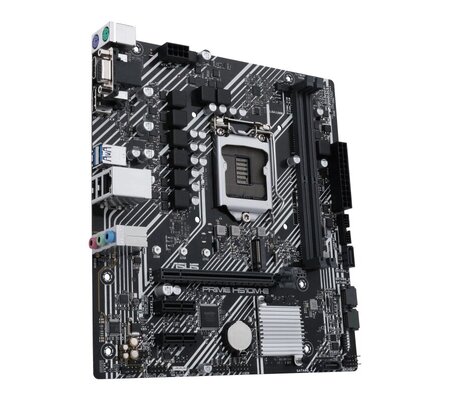 Tarjeta Madre ASUS PRIME H510M-K R2.0 - Socket 1200 - 2x DDR4 - 2133/2933/3200(OC)MHz - HDMI - VGA - USB 2.0/3.2 - Micro ATX