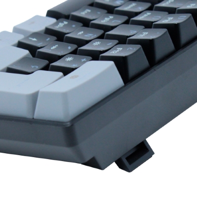 Teclado Gamer Ocelot Gaming Techno Black 60 RGB, Teclado Mecánico, Switch Blue, Alámbrico, Negro/Gris (Inglés)