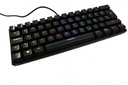 Teclado Gamer Ocelot Gaming OGMK03 RGB, Teclado Mecánico, Switch Blue, Alámbrico, Negro (Español)