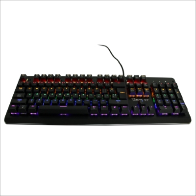 Teclado Mecanico Ocelot/Alambrico/Metalico/Switch azul/negro/RGB/Iluminacion y colores Ajustables/Plug Play/Gamer