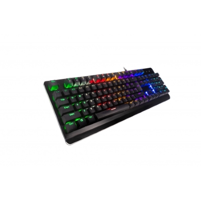 Teclado Mecanico Ocelot/Alambrico/Metalico/Switch azul/negro/RGB/Iluminacion y colores Ajustables/Plug Play/Gamer