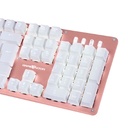 Teclado Gamer Game Factor KBG400-PK, Teclado Mecánico, Switch KRED Red, Alámbrico, Rosa, (Español)