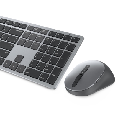 Kit Teclado y Mouse Dell Km7321W/Inalámbrico/USB/Bluetooth/gris/580-Ajiy/