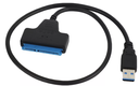 Usb 3.0 A Sata Cable Adaptador Para Disco Duro Ssd Hdd 2,5 Color Negro