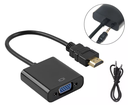 Adaptador Hd 1080p Hdmi-vga + Cable De Audio De 3,5 Mm