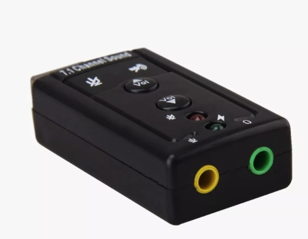 Adaptador Tarjeta De Sonido Usb 7.1 Canales Audio 3d