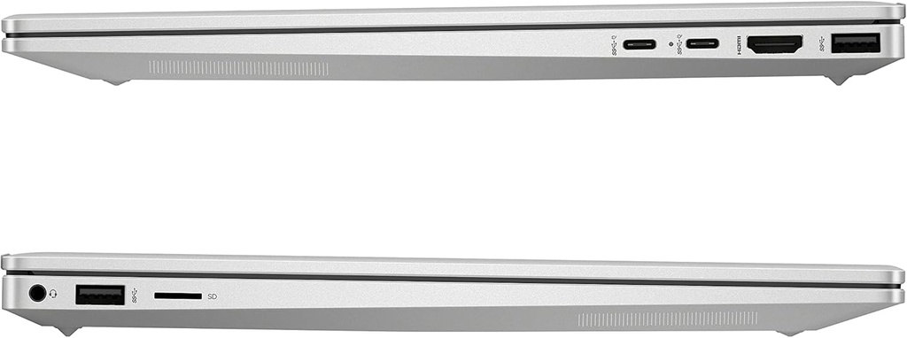 Laptop HP Pavilion Plus 14-eh1002la, Intel Core i5 1340P,16GB RAM DDR5, 512GB SSD, pantalla 2.2K 14", Windows 11 Home, Teclado en Español, Lector de huella digital, Plata