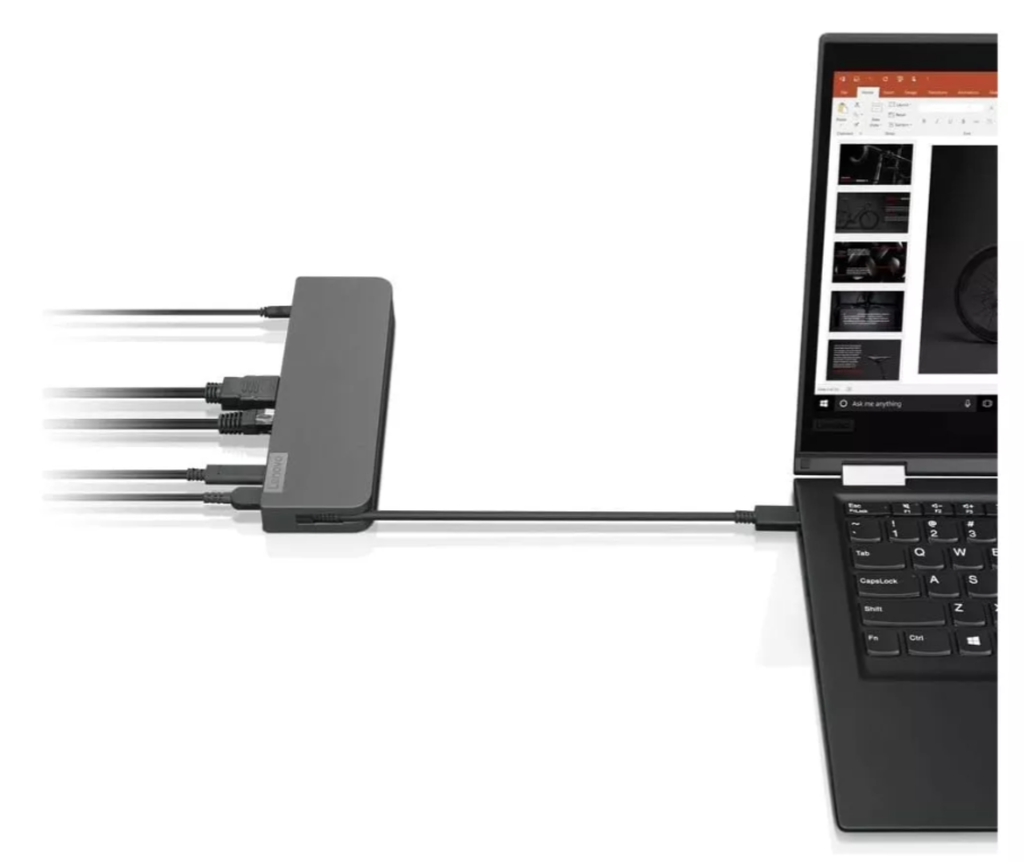 Mini Dock Usb C Lenovo 40au0065us Usb 3.0 Vga Hdmi Eth
