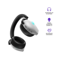 Audífonos con Micrófono, Dell Gaming Alienware Aw920H, Inalámbricos, USB-A, USB-C, Lunar Light
