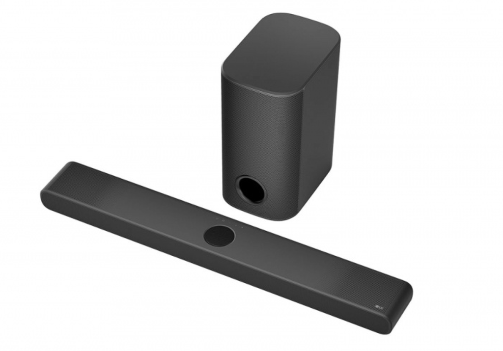 LG Barra de Sonido con Subwoofer Sound Bar S77S, Bluetooth, Inalámbrico, 3.1.3 Canales, 400W RMS, Negro