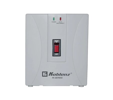 Regulador Koblenz RI-2002, 1500W, 2000VA, Entrada 90-145V, Salida 108V-132V, 1 Contacto
