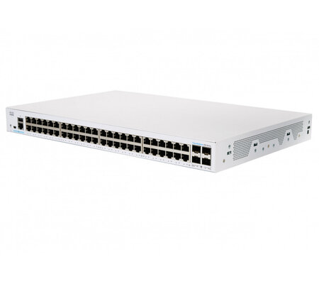 Switch Cisco Gigabit Ethernet 250 Series, 48 Puertos 10/100/1000Mbps + 4 Puertos SFP, 104 Gbit/s, 8.000 Entradas - Administrable
