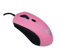 Mouse Gamer Ocelot Gaming Óptico OGMM03, Alámbrico, USB A, 3200DPI, Negro/Rosa