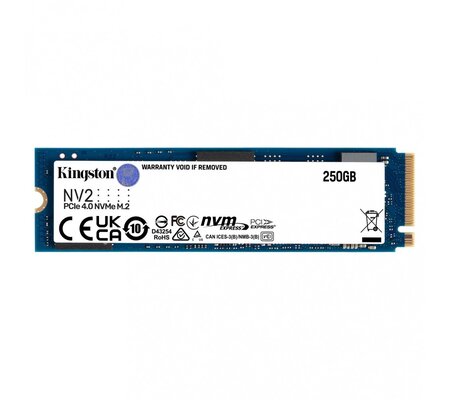 SSD Kingston NV2 NVMe, 250GB, PCI Express 4.0, M.2
