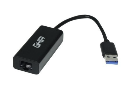 Adaptador GHIA Tarjeta de Red E x terna Gigabit Alta Velocidad USB 3.0 a Red Ethernet RJ45 1GBps
